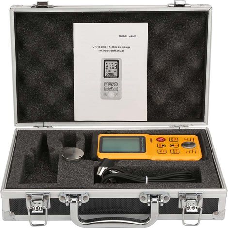 GARRYFIZH SMART SENSOR AR860 Testeur de jauge d'épaisseur à ultrasons numérique Plage de mesure 1,0-300,0 mm (acier) (1/5)