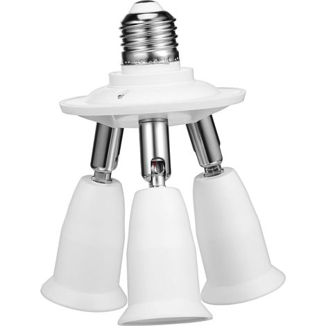 Adaptateur De Douille Rotatif Degrés Répartiteur Ampoule Ajustable Convertisseur De Culot Éclairage Pour Usage Polyvalent (1/5)
