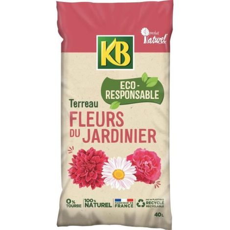 Kb Terreau Éco-Responsable 40 litres sac recyclé