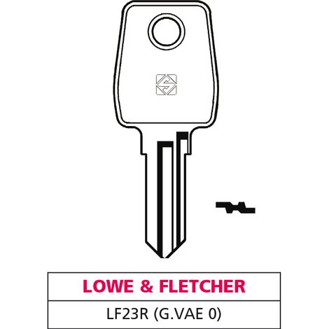 Silca CHIAVE OTTONE LF23R (G. VAE 0) LOWE & FLETCHER 10.00 pz