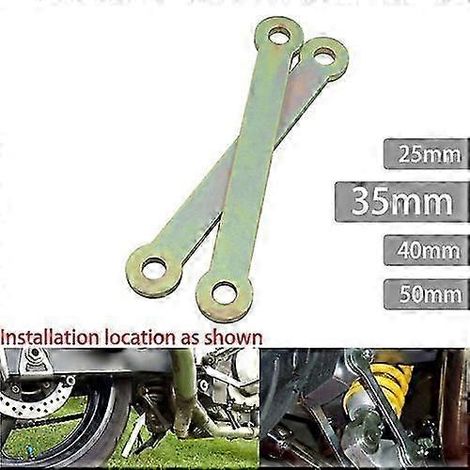 Kit d'abaissement de suspension 25/35/40/50 mm avec biellettes pour RF900 GSX-R600 SRAD V-Strom DL650 DL1000 Hayabusa (35 mm, 2 pièces) (1/5)