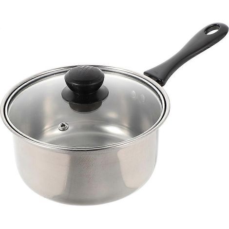 Ensemble de casserole à lait en acier inoxydable, marmite à soupe portable, casserole à lait pour cuisinière, casserole chauffante pour lait de cuisine-30.00X18.00X8.00CM (1/4)