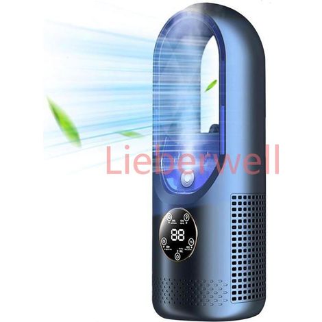 Ventilateur sans pales , HOUSE OF HARLOW 1960 , Portable , 6 vitesses , Écran LED , Humidification (1/5)