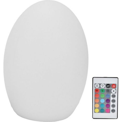 Luminaire d'ambiance LED en forme d'œuf, équipé d'un éclairage RGB 16 couleurs, adapté aux karaokés, bars et restaurants (1/5)