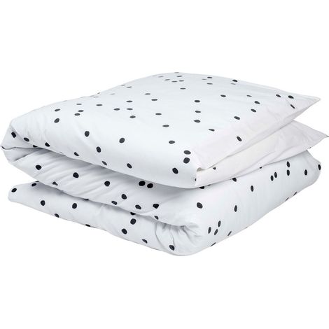 Housse de couette en percale de coton bio 220 fils/cm² douce et résistante, 3 tailles - PANGIVO
