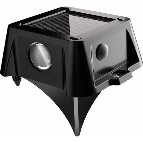 Lampe solaire LED de jardin, éclairage chaud double face, étanche IP67, pour allées, terrasses, pelouses et décoration extérieure (1/5)