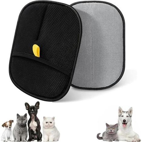 BelleRise – 2er-Pack verbesserte Tierhaarentfernungshandschuhe, wiederverwendbare Hunde- und Katzenpflegehandschuhe, Katzenhaarentfernungshandschuhe (1/5)