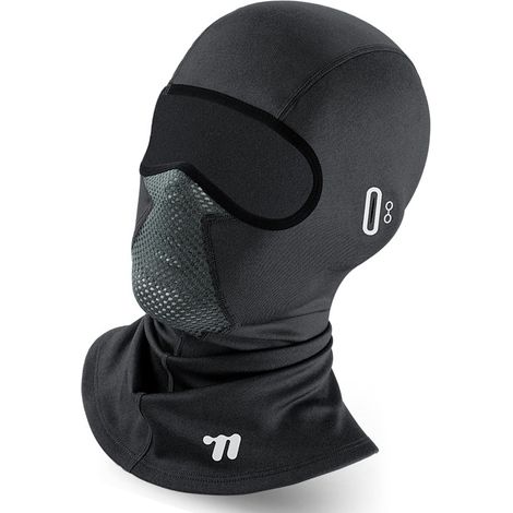 Masque de Ski cagoule d'hiver avec trous pour lunettes, couverture faciale thermique pour temps froid, moto, cyclisme (1/5)