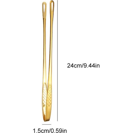 Pinces À Grillade - Acier Inoxydable Alimentaire - 25,4 cm - Pour Barbecue Grillage Cuisine Buffet - 1 Pièce (1/5)