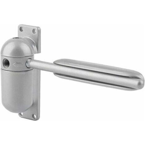 ressort de porte automatique monté en surface réglable de ferme-porte durable réglable pour la fermeture automatique(Gris) (1/4)