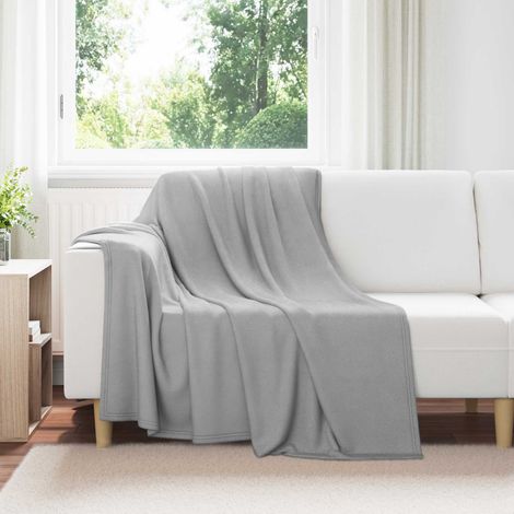Wohndecken 24 pcs Grau 200 x 150 cm Fleece