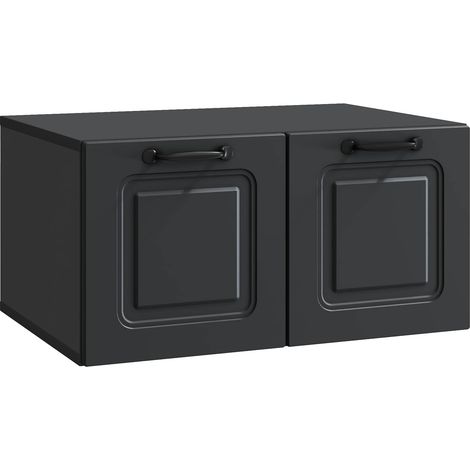 Mueble para TV de pared Negro 59,5 x 41 x 30 cm