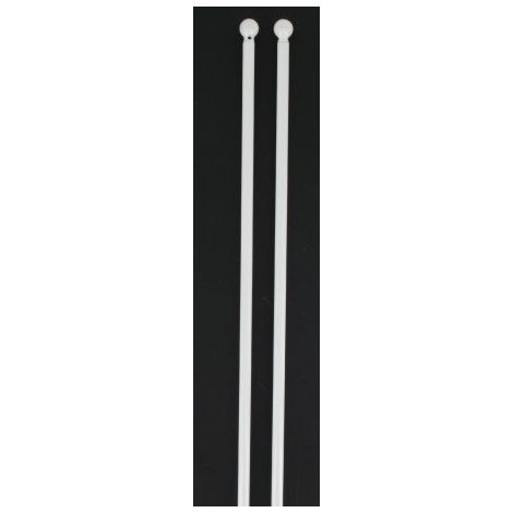 Essentiel runde Glasstange weiß 40-60 cm - Essentiel