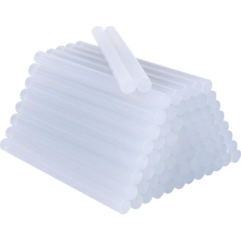 LYERCW - Lot de 55 bâtonnets de colle chaude pour pistolet à colle de 7 mm x 100 mm (1/3)