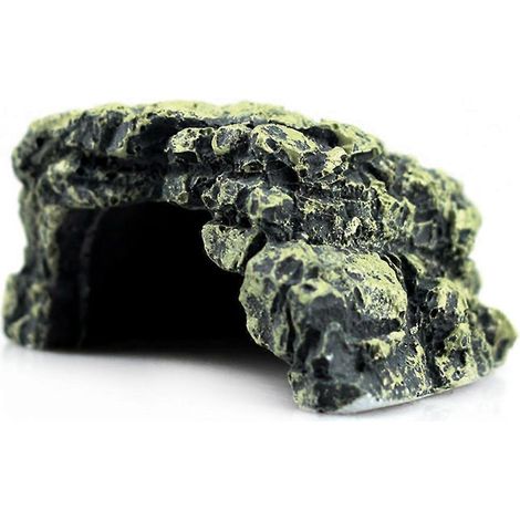 Fischversteck, Felshöhle, Reptilienversteck, Lebensraumdekorationen für Schildkröten, Eidechsen und Schlangen (1/5)