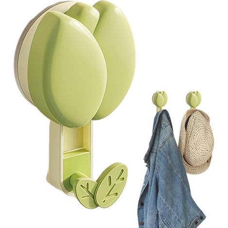 Crochets à ventouse pour douche Fleur décorative réutilisable Crochets Muraux Amusants Pour Cuisine Salle De Bain Mur Porte Vitrée Fenêtre Entrée Miroir (1/5)