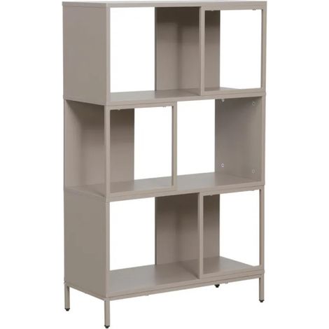Scaffale Conrad colore tortora cm 70×30×113