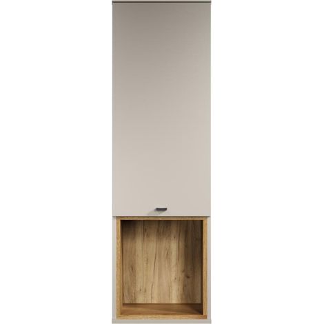 SaoPaulo Vitrinenschrank Wandmontiert 1 Tür, 1 Regal Kashmir.