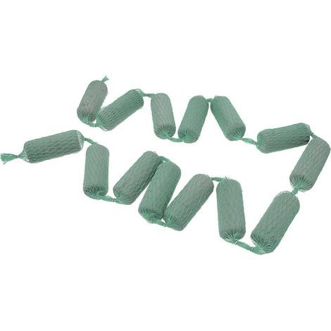 Outil de composition florale, guirlande ovale en mousse florale verte, décorations de mariage, 13 x 5,5 x 5,5 cm, propriétés hydratantes, 1 ensemble (1/5)