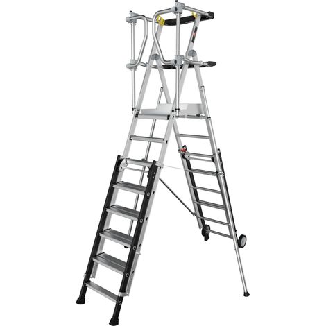 Altrex RolGuard Teleskop Plattformleiter 8/11 Stufen (1/5)