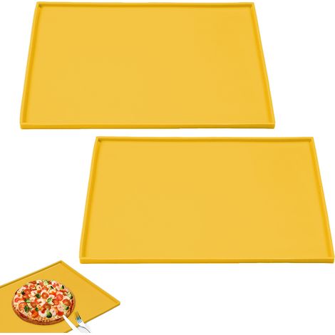 Tapis De Pâtisserie En Silicone - Antiadhésif Flexible Pour Roulé À La Crème - Usage Multifonction Four Micro-ondes Lave-vaisselle - 38 X 28 Cm (1/5)
