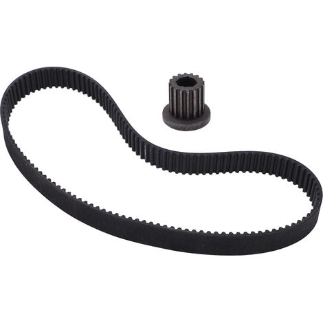 Poulie de distribution 16T, courroie caoutchouc 384-3 M-12 pour scooter électrique 8mm