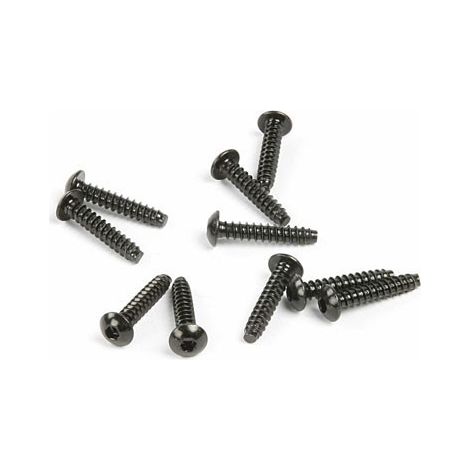 M3x15mm Hex Socket Tapping Button Head (Black) (10pcs)