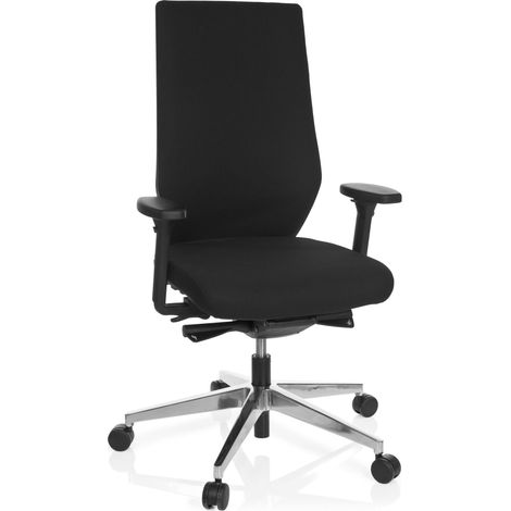 Bürostuhl / Drehstuhl PRO-TEC 700 Stoff schwarz hjh OFFICE (1/5)