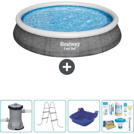 Bestway Piscina Bestway Fast Set Rotonda - 396x84 cm - 7-pezzi  S22676 (1/4)