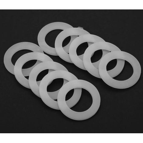 10 pièces joints toriques chauffe-eau joint silicone joints plats rondelle avirulent insipidité 1 1/4 (1/5)