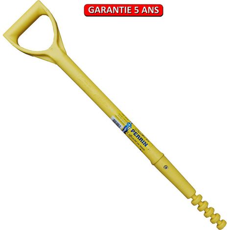 OUTILS PERRIN Manche composite poignée 0,60 m pour pelle alu anglaise (1/2)