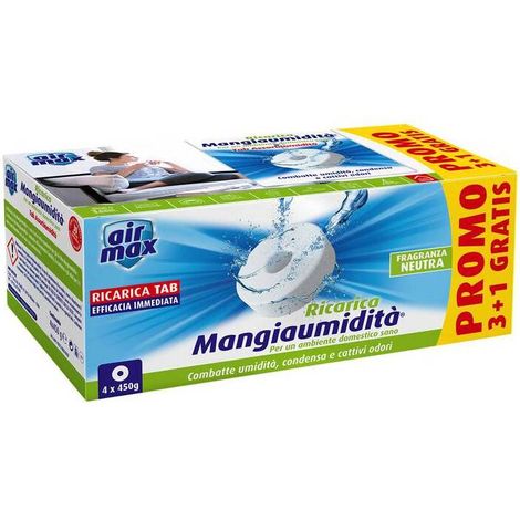 6 x AIRMAX ASSORBIUMIDITA RICAR TAB NEUT 450G 4PZ
