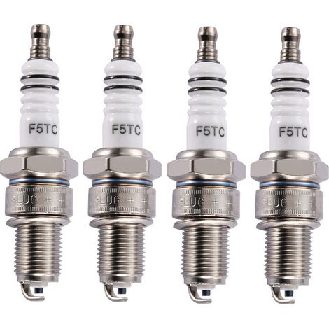 Bougie F5TC – Groupe électrogène multi-usages – Compatible générateurs, tondeuses, tracteurs, motoculteurs, pompes, karts – Moteur essence 4 temps haute performance – Système d’allumage durable et fia (1/5)