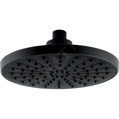 Novaservis Douches de tête - Tête de douche, diamètre 200 mm, 1 jet, noir mat RUP/200,5