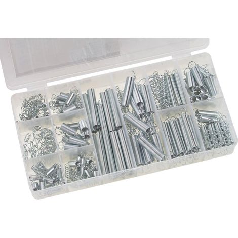 Zug- und Druckfeder Sortiment 200 teilig Zugfeder Druckfeder Set (1/3)