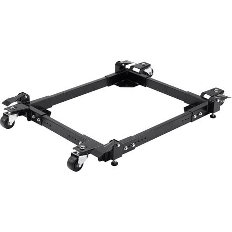 Socle mobile 680 kg, réglable de 51 x 62 cm à 71 x 85 cm, 4 roues pivotantes, outils à bois, scie à ruban et machine (1/5)