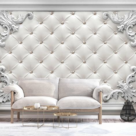 Papier peint cuir matelassé - 250 x 175 cm (1/4)