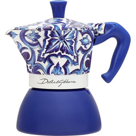 Bialetti Italian Coffee Maker D&G Blu Medi 4 Cups Espresso