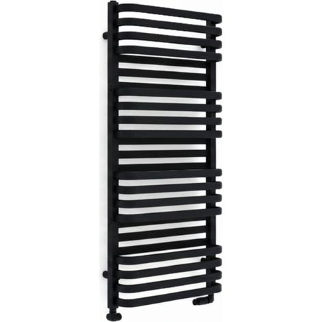 LUXRAD Plus Nuevo radiador de baño 1140 x 530 mm negro mate pág. 886W