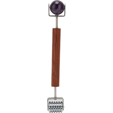 Bâton de massage à double tête, rouleau de massage facial multifonctionnel, rouleau de jade, bâtonnet relaxant musculaire (1/5)