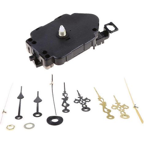 Geräuschloses Quarz-Pendeluhrwerk für Wanduhren – DIY-Reparaturset mit 3 verschiedenen Zeigerpaaren