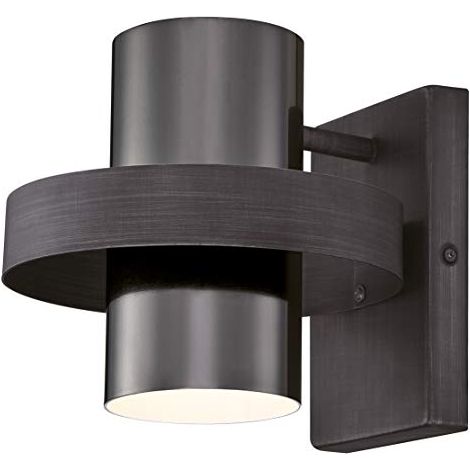 Westinghouse Lighting 63691 Apparecchiatura da parete da interno Evita a una luce, finitura in alluminio anticato con paralume in bronzo duro (1/4)