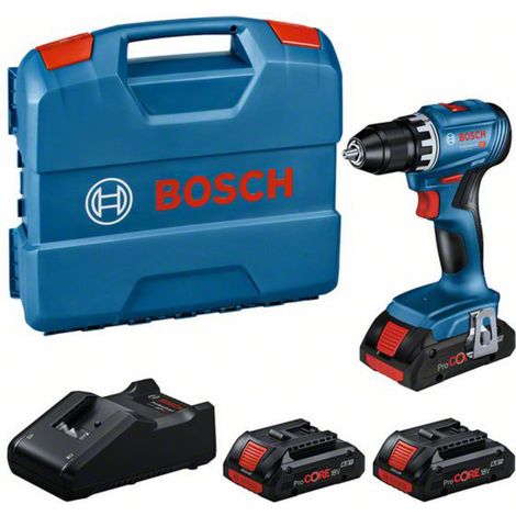 Trapano a batteria GSR 18V-45 - Bosch - con 3 batterie ProCore 18V 4.0Ah - caricabatterie - L-Case - 0615A5002N (1/5)