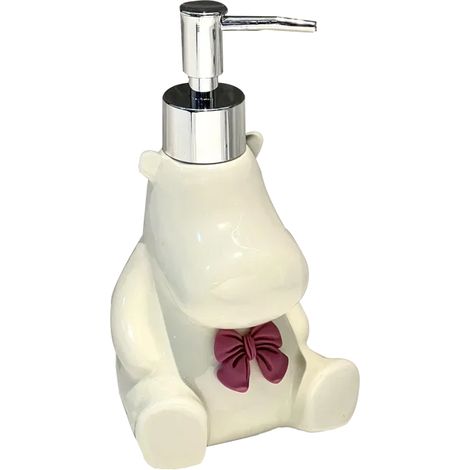 (B1) Distributeur pour savon liquide, flacon de gel hydroalcoolique vide, flacon à pression mignon et de dessin animé, distributeur de gel douche, flacons pour salle de bain (1/5)