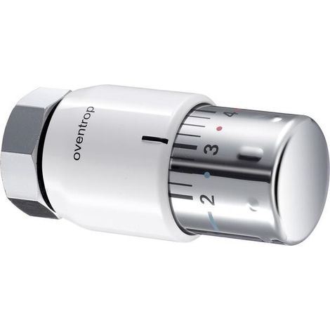 OV Thermostat  Uni  SH  blanco/cromado,  con  posición  cero