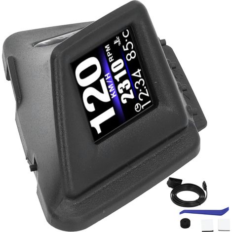 Affichage tête haute GPS avec indicateur d'avertissement universel pour véhicules conformes à la norme OBD II (1/5)