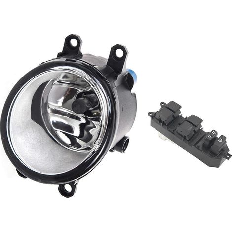 Nebelscheinwerfer für Toyota Corolla Avensis Camry Ractis Verso Rav 4 2003-2014 (rechts) & Hauptschalter für elektrische Fensterheber