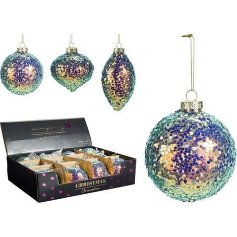 Decorazione natalizia blu modello assortito PERAGA CHRISTMAS