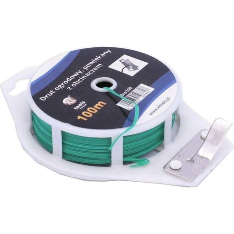 Fil de clôture gainé PVC 100 m + charge OT1001