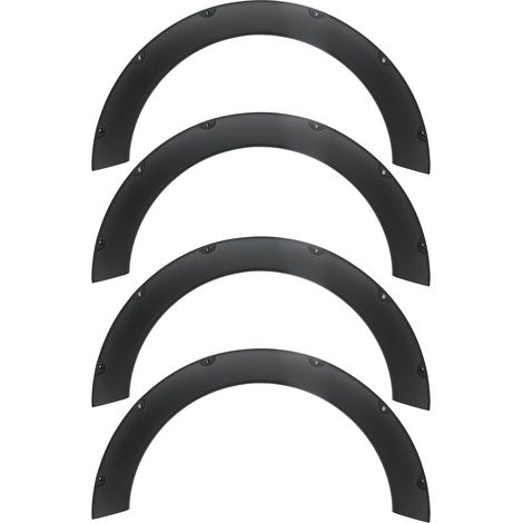 4Pcs Universal Flexible Car Fender Flares Extra Wide Body Kit Wheel Arches Wheel Eyebrow Protector Trim for Car (1/5)